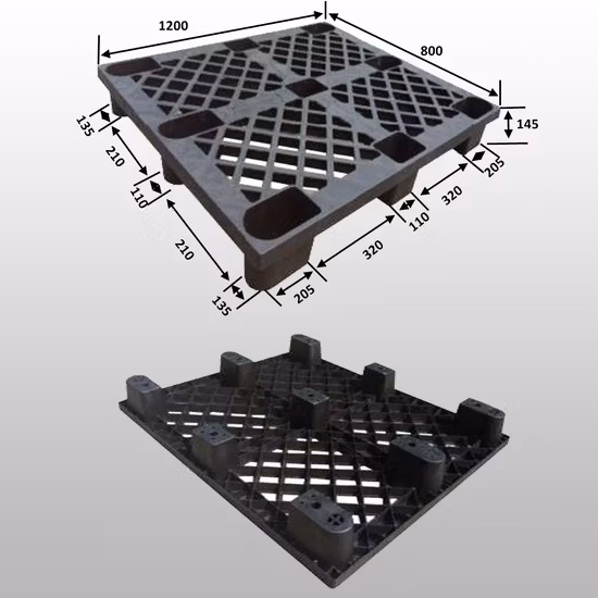 Recycle Light Duty HDPE Custom Euro Standard Size Plastic Pallets