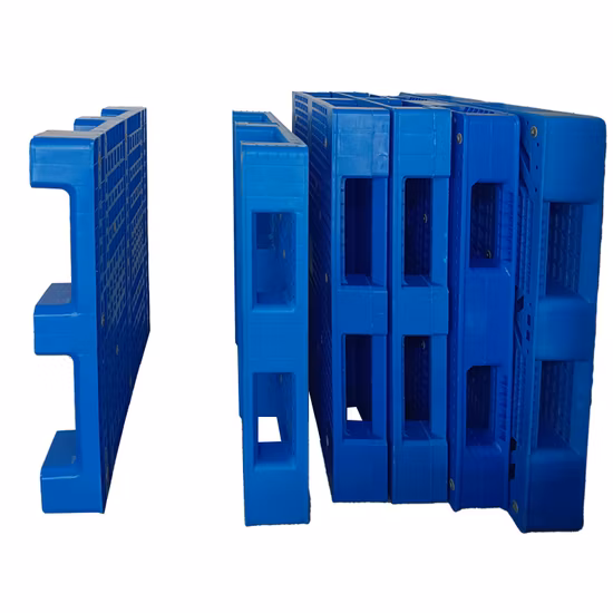 1.2*0.8*0.145m Euro Pallet Light Nestable Light Heavy Duty HDPE Supplier Used Cardboard Tray for Sale Cheap Plastic Pallet