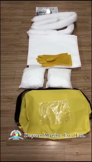 Bolsa de transporte portátil de 45 L, mantenimiento universal, kits de derrames grises